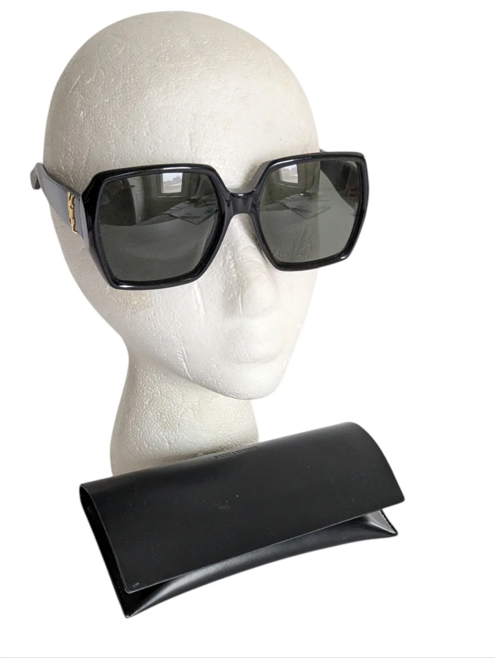 Saint Laurent Black Sunglasses SLM2